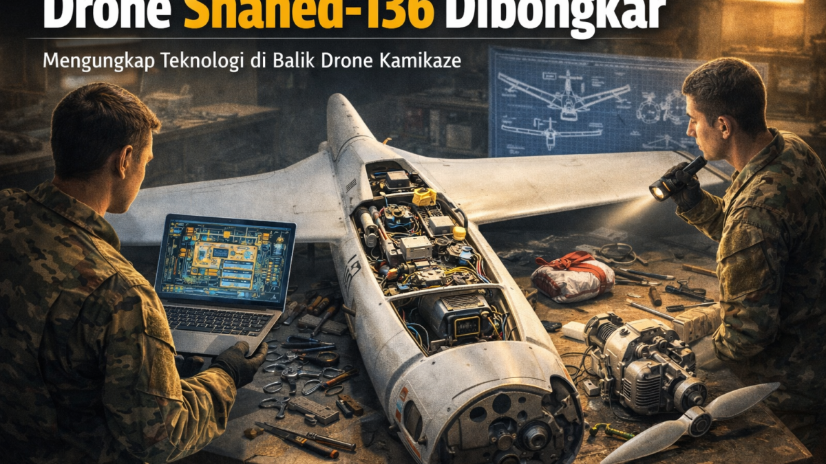 Drone Shahed-136 Dibongkar: Mengungkap Teknologi di Balik Drone Kamikaze